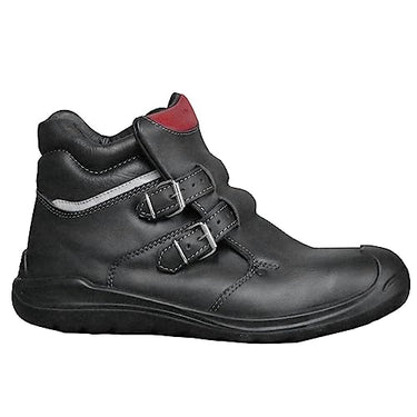 ELTEN Sicherheitsschuhe ANDERSON Roof S3 HI, Herren, Leder, Stahlkappe, leicht, robust, Schwarz/Rot, im Sale